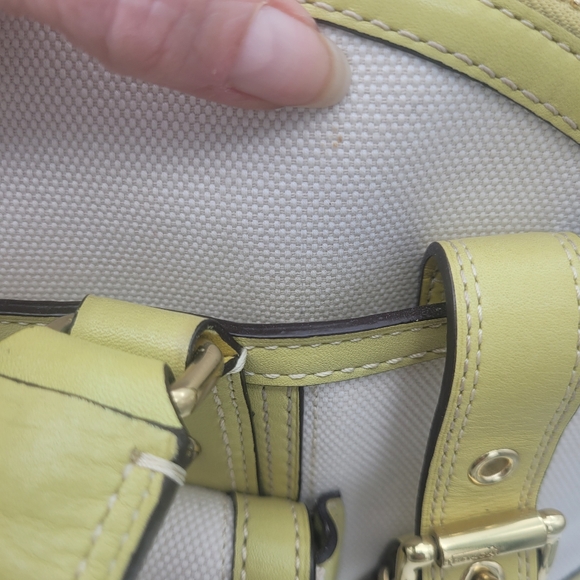 Coach  Hampton Miranda Canvas embossed leather Satchel M0793-11954 - Picture 14 of 16